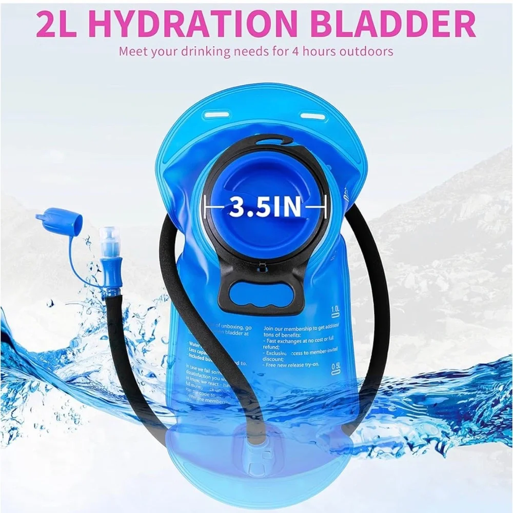 Magenta and Gray RUPUMPACK Backpack Hydration Vest - Picture 15 of 16